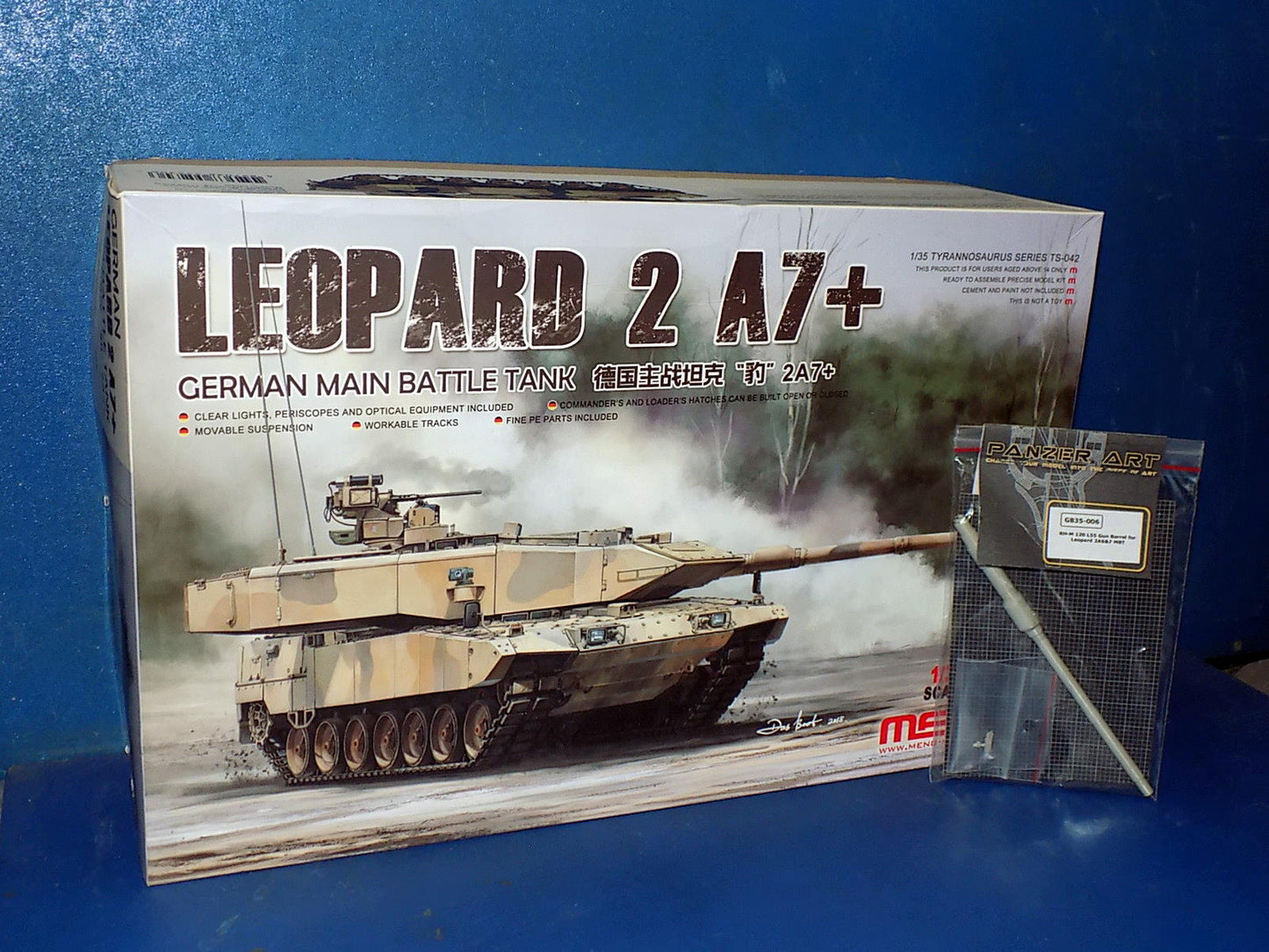 1/35 Meng Model - Leopard 2 A7 w/Extra