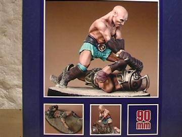 90mm Mirage Hobby - Fighting Gladiators (Set Of Two)