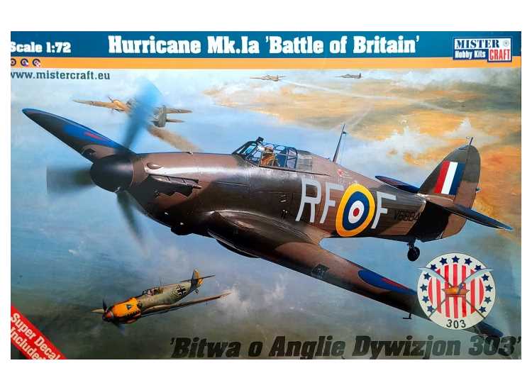 1/72 Mister Craft - Hurricane Mk.Ia 'Battle of Britain'