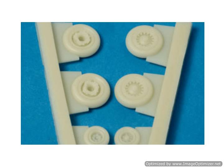 1/72 Maestro Models - SAAB 37 Viggen wheels for main and nose gear