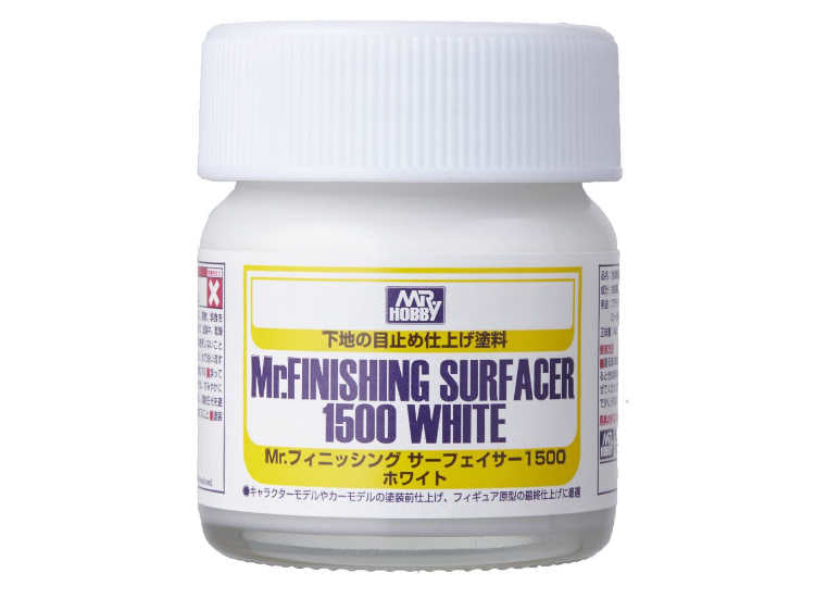 40ml Mr Hobby - Mr Finishing Surfacer 1500 White