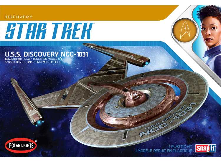 1/2500 Polar Lights - Star Trek U.S.S. Discovery NCC-1031 Snap it model