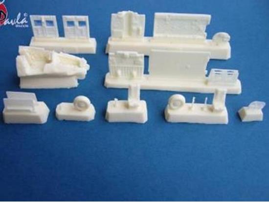 1/72 Pavla - Mi-24 cockpit + cargo cabin For kit: Italeri/Bílek