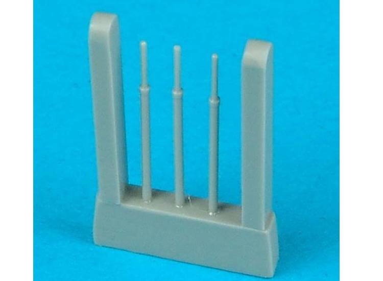 1/48 Quickboost - Messerschmitt Bf-109 pitot tube (designed to be used with Academy, Airfix, Hasegawa, ICM, Revell, Tamiya and Unimodel kits)