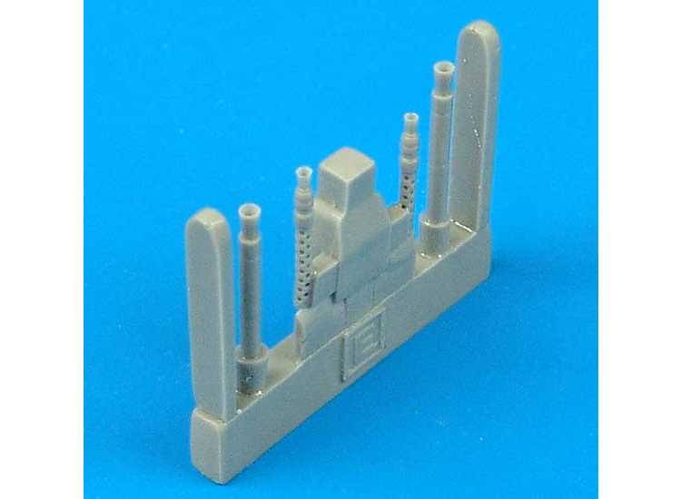 1/48 Quickboost - Messerschmitt Bf-109E gun barrels (designed to be used with Tamiya kits)