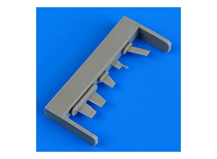 1/48 Quickboost - Convair F-106A Delta Dart antennas (designed to be used with Trumpeter kits)