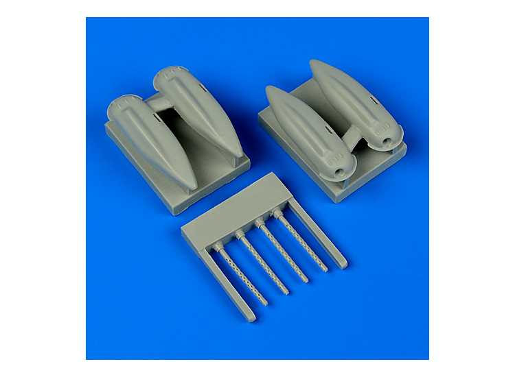 1/48 Quickboost - North-American B-25J Mitchell external gun packs (designed to be used with Monogram and Revell kits)