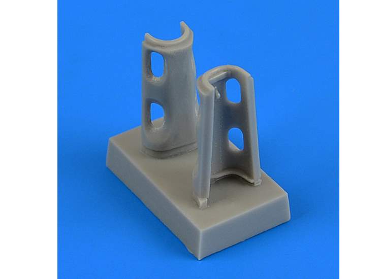 1/48 Quickboost - Messerschmitt Bf-109G correct undercarriage bay (designed to be used with Eduard kits)