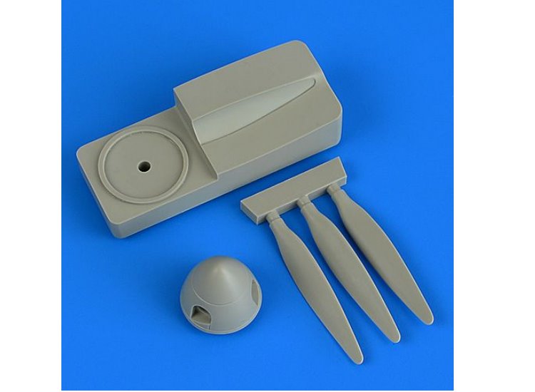 1/48 Quickboost - Junkers Ju-87B-1 'Stuka' Jumo propeller w/tool propeller (designed to be used with Airfix kits)