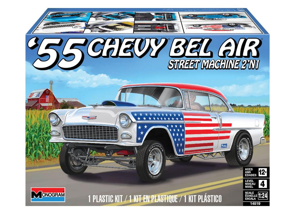 1/24 Revell - 1955 Chevy Bel Air Street Machine 2n1