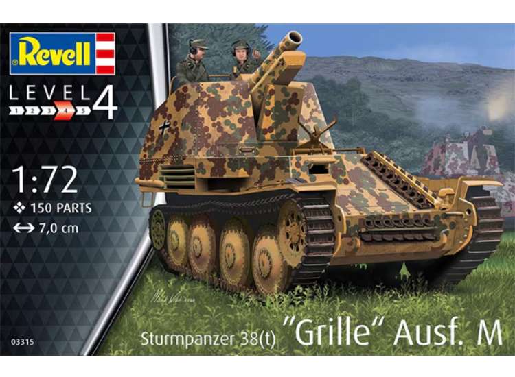 1/72 Revell - Sturmpanzer 38(t) Grille Ausf. M