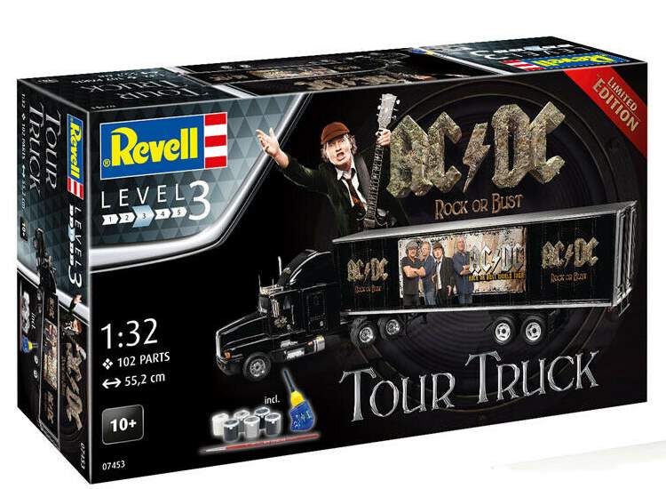 1/32 Revell - AC/DC Tour -Truck and Trailer