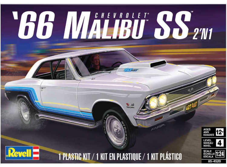 1/24 Revell Monogram - 66 Chevrolet Malibu SS