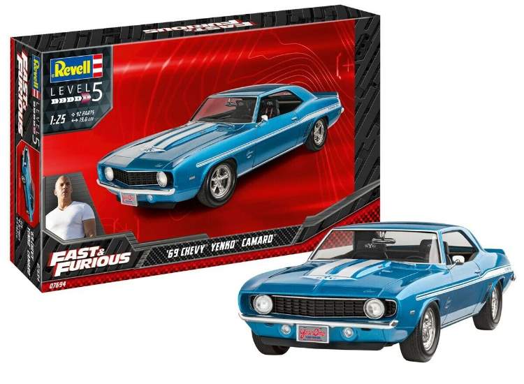1/25 Revell Monogram - Fast & Furious 1969 Chevy Camaro Yenko