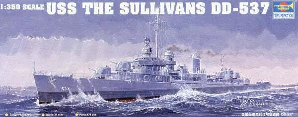 Trumpeter 05304 1/350 - USS The Sullivans DD537 Fletcher Class Destroyer