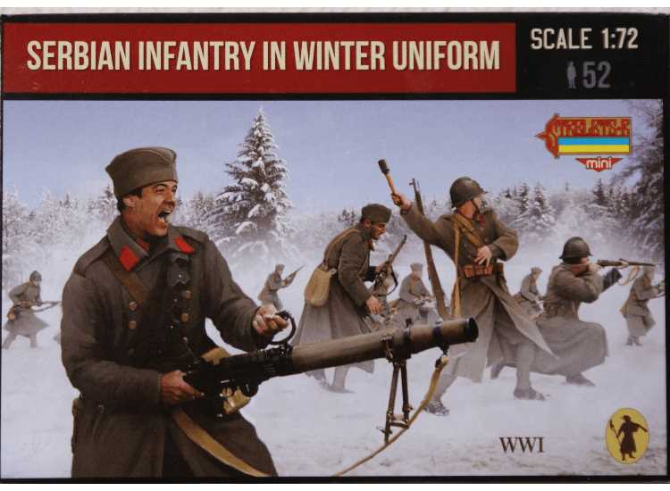 1/72 Strelets - Serbian Infantry in Winter Uniform