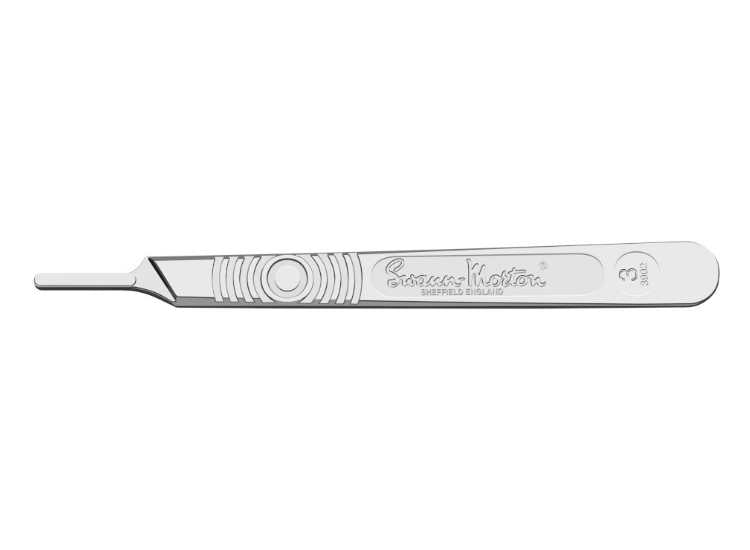 - Swann Morton - No. 3 Metal Handle (use with no.10/11 blades)