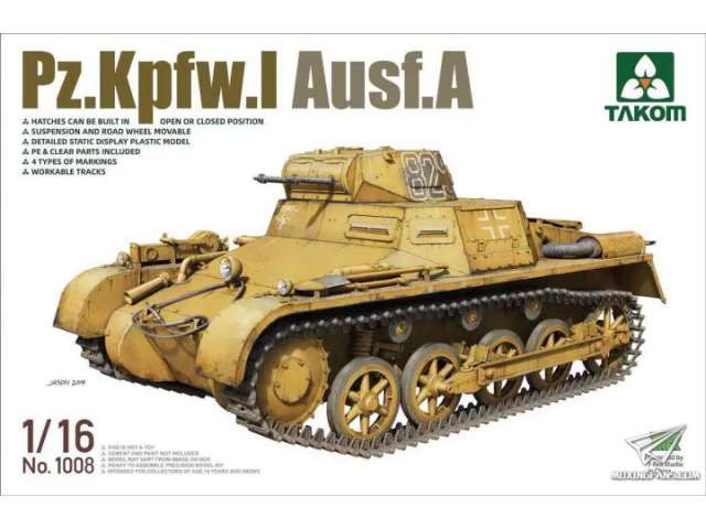 1/16 Takom - PzKpfw I Ausf A