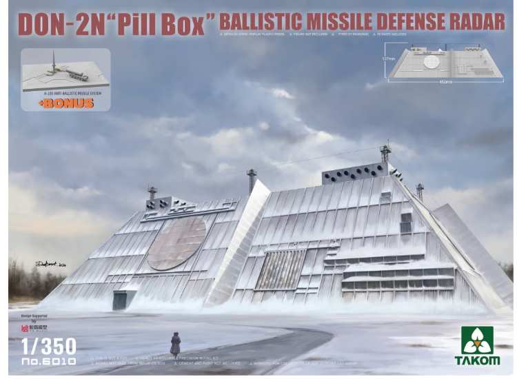 1/350 Takom - Russian DON-2N Pill box Ballistic Missile Defence Radar
