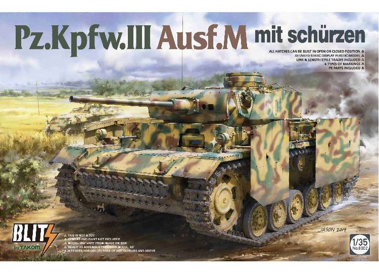 1/35 Takom - Pz.Kpfw.III Ausf.M w/ Schurzen