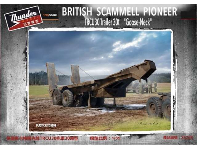 1/35 Thunder Model - Scammell Pioneer TRCU30 Goose Neck Trailer