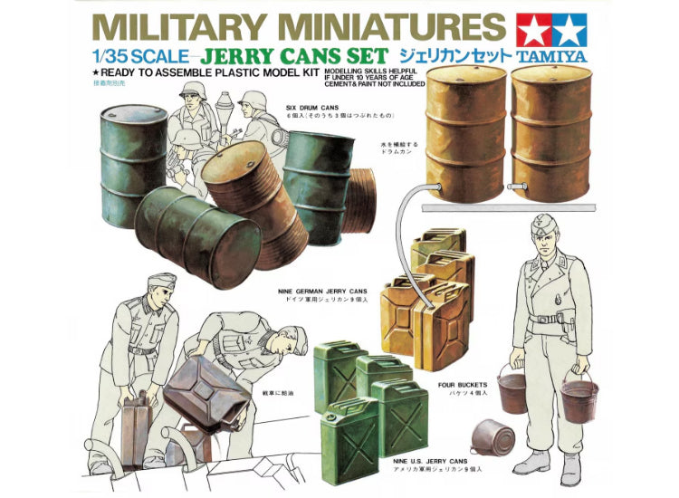 1/35 Tamiya - Jerry Cans