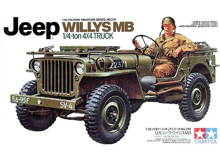1/35 Tamiya - Jeep Willys MB. 1/4-Ton Truck