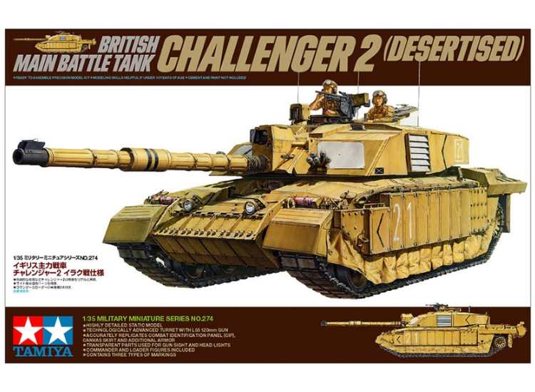 1/35 Tamiya - British Challenger 2 (Desertised)