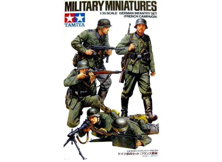 1/35 Tamiya - WWII German Infantry x 4 (French Campaign)