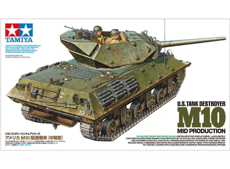 1/35 Tamiya - M10 US Tank Destroyer - Mid Production