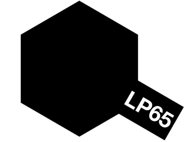 10ml Tamiya - Lacquer Paint LP65 Rubber Black