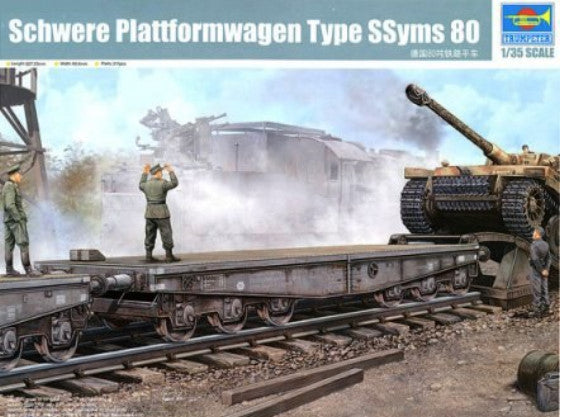 1/35 Trumpeter - Schwere Plattformwagen Type Ssyms 80