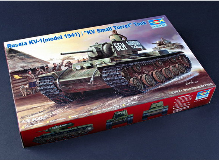1/35 Trumpeter - KV-1 Soviet Tank 1941 Model Small Turret