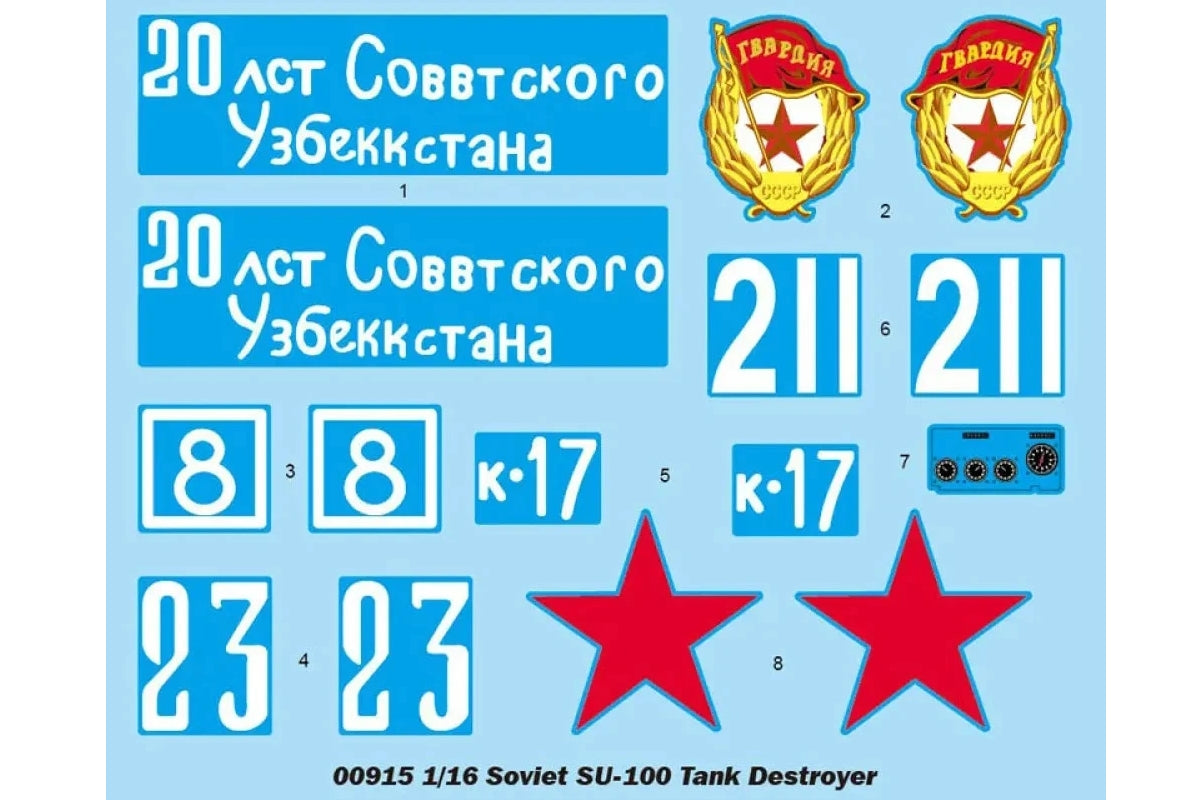 1/16 Trumpeter - Soviet SU-100 Tank Destroyer