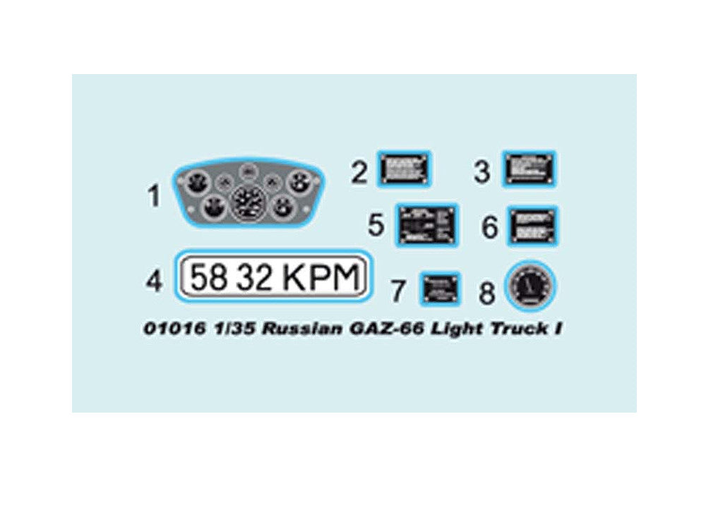 1/35 Trumpeter - Russian GAZ-66 Light Truck