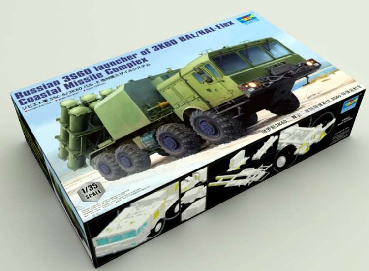 1/35 Trumpeter - Russian 3S60 launcher of 3K60 BAL/BAL-Elex Coastal Missile Complex