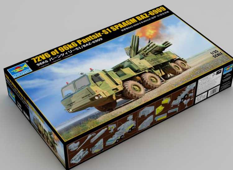 1/35 Trumpeter - 72V6 of 96k6 Pantsir-S1 SPAAGM BAZ-6909