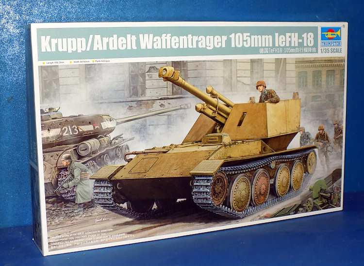 1/35 Trumpeter - Waffentrager leFH-18 105mm (Krupp/Ardelt)
