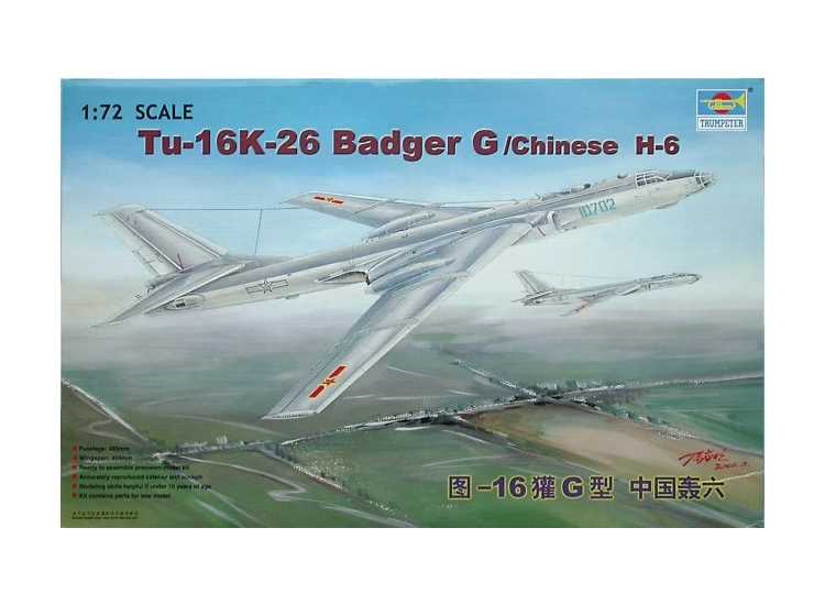 1/72 Trumpeter - Tu-16K-26 Badger G/Chinese H-6