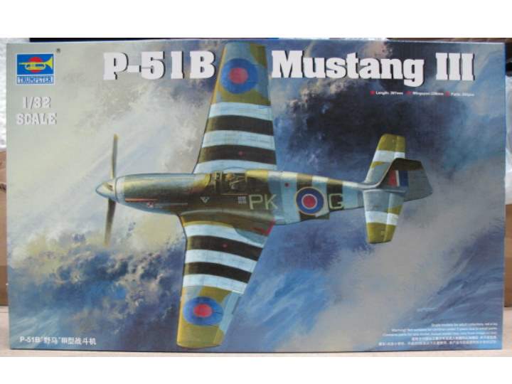 1/32 Trumpeter - RAF P-51B Mustang Mk.III