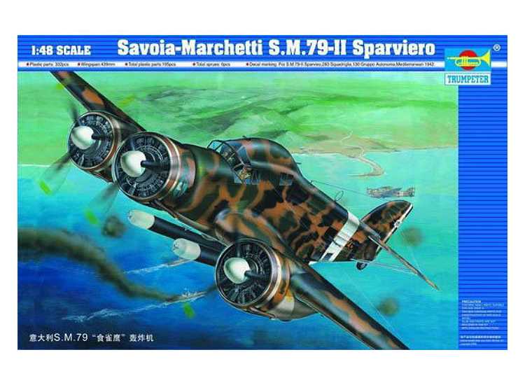 1/48 Trumpeter - Savoia-Marchetti S.M.79-II Sparviero