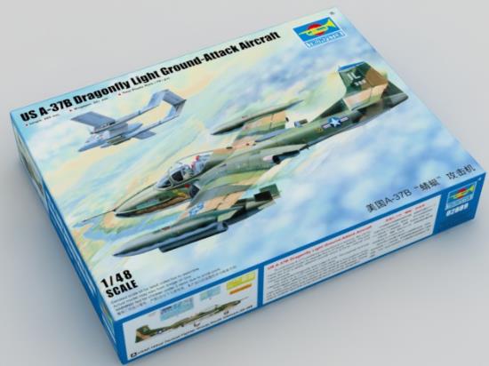 1/48 Trumpeter - US A-37B Dragonfly Light Ground-Attack Aircraft