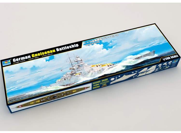 1/200 Trumpeter - German Battleship Gneisenau