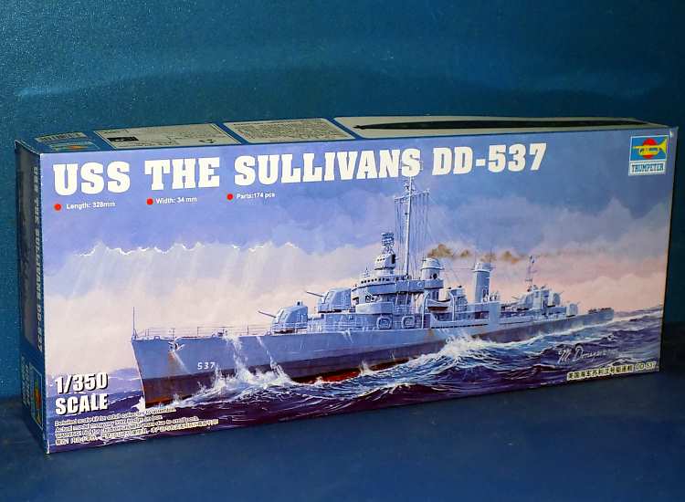 1/350 Trumpeter - USS The Sullivans DD537 Fletcher Class Destroyer