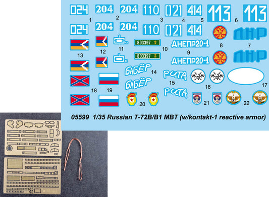 1/35 Trumpeter - Russian T-72B/B1 MBT