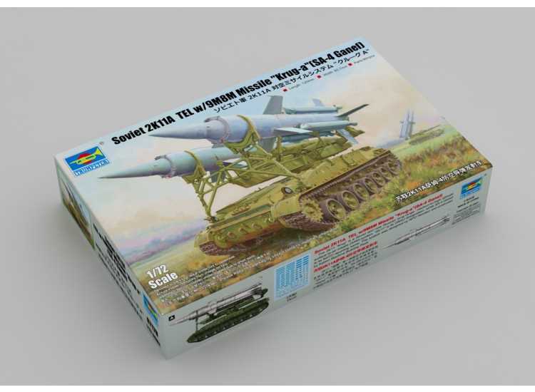 1/72 Trumpeter - Soviet 2K11A TEL w/9M8M Missile Krug-a
