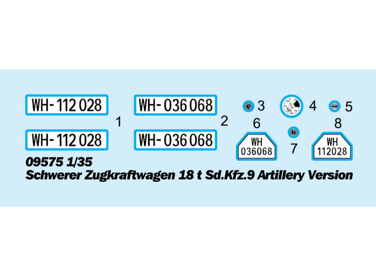 1/35 Trumpeter - Schwerer Zugkraftwagen 18to Sd.Kfz. 9
