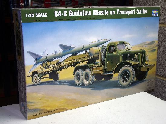 1/35 Trumpeter - SA-2 Guideline Missile on Truck and Trailer
