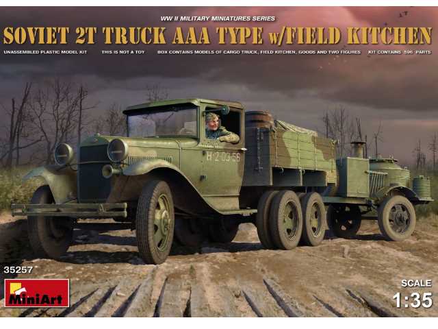 1/35 Miniart - Soviet 2t Truck AAA Type w/ Field Kitchen