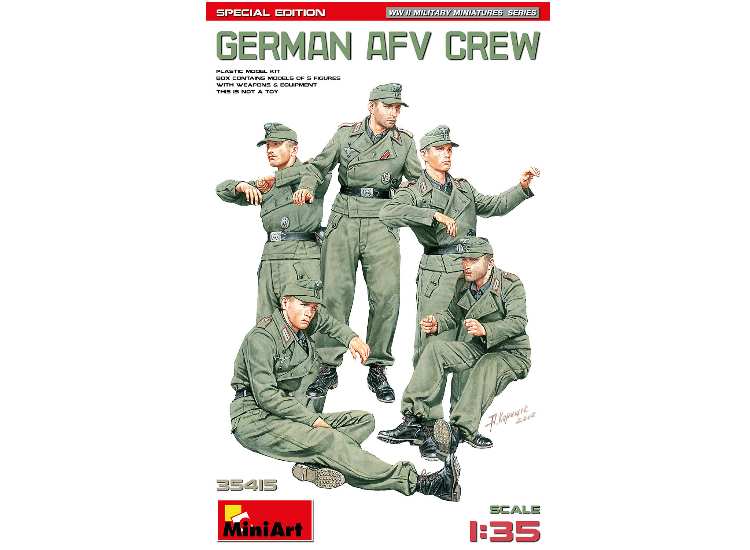 1/35 Miniart - German AFV Crew WWII